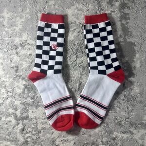 CHECKERBOARD UNISEX  Fun Novelty Sock NEW